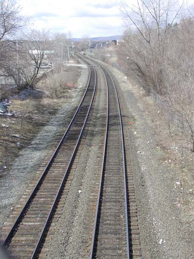 Looking west in April, 2002