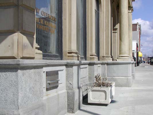 Looking up North Street from corner of West Street