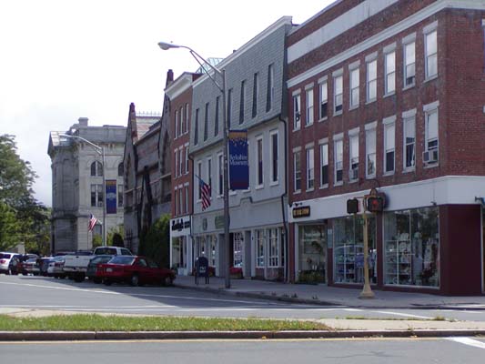 South side of Park Square looking east